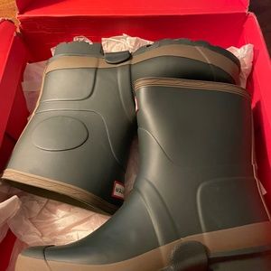 women green Hunter Boots